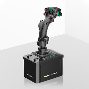 MOZA AB6 Flight Game Simulator Joystick Kit Dual Servo Motor 6NM Force Feedback Base with Desktop Mount