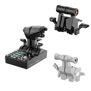 MOZA MTQ Throttle Quadrant Adjustable RGB Backlight Flight Game Simulator Throttle with TQF +TQA + TQB Grips
