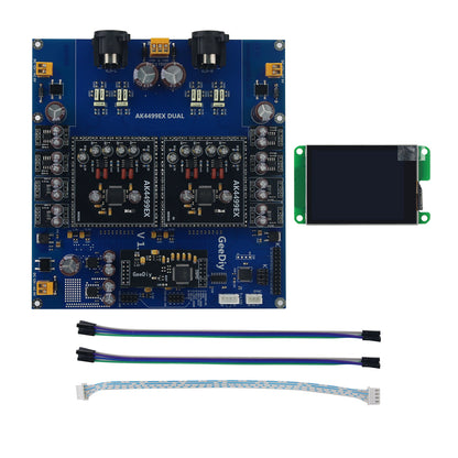 GeeDiy Parallel Version AK4499EXEQ ×2 I²S/DSD DAC Decoder Board AK4499EX DUAL (Finished Dual Inputs)