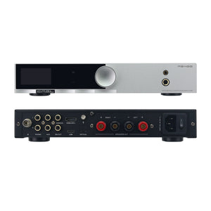 SMSL Silvery AS400 Power Amplifier 165Wx2 High Power HiFi Audio Decoder Built-in Low Noise MM Vinyl Mic Amplifier