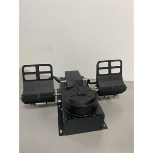 FFBeast Black 30KG Pedal Force Flight Game Simulator Metal Rudder Pedal with Force Feedback for DCS Flight Simulation