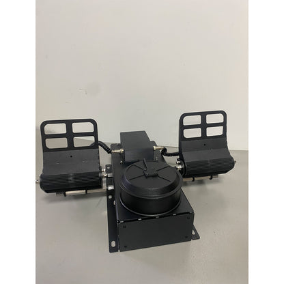FFBeast Black 40KG Pedal Force Flight Game Simulator Metal Rudder Pedal with Force Feedback for DCS Flight Simulation