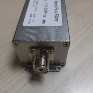 BPF-1.5-30M-250W Shortwave Band Pass Filter 1.5-30MHz 250W Anti-interference RF BPF with SL16-F Connector