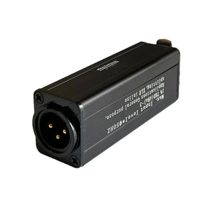 Stereo Audio Isolator Current Noise Cancellation with XLR to 3.5mm/Dual 6.5mm Cables for Sound Cards and Computers