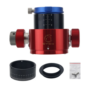 New CYCK Large Aperture Version 2-inch SCT Telescope Focuser Dual-speed Toothed Focuser with M54-48 Adapter