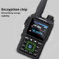 HamGeek FT-70 8W Full Band VHF UHF Simulated Walkie Talkie IP54 Waterproof Radio Communication with 1.77-inch Display