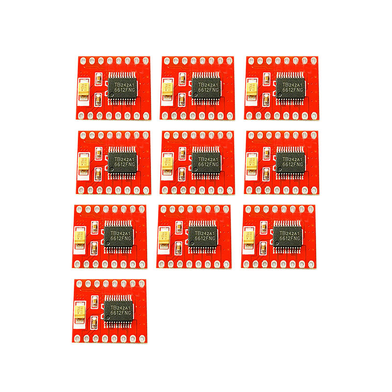 10PCS Unwelded Pin TB6612 Mini Motor Driver Module High Performance Self-balancing Drive Car Module