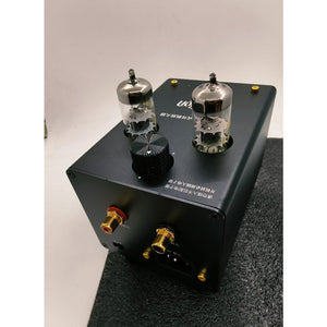 ECC84 Mixed Headphone Amplifier Built-in Power Transformer AC220V Input 6.5mm Headphone Output