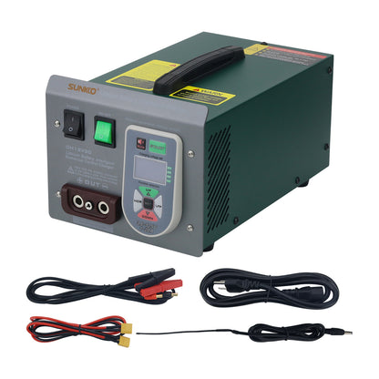 SUNKKO CH12V20 Professional Lithium Battery Pack Intelligent Charger 125V/20A for Li-ion/LifePO4 Battery Modules