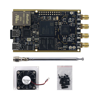 70MHz-6GHz Zynq7020+AD9363 SDR Software Defined Radio Development Board with Cooling Fan for Pluto SDR MATLAB
