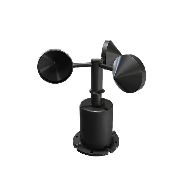 Polycarbonate Housing Outdoor Three-cup Anemometer Sensor High Accuracy Wind Speed Sensor IP65 Waterproof (4-20mA Output)