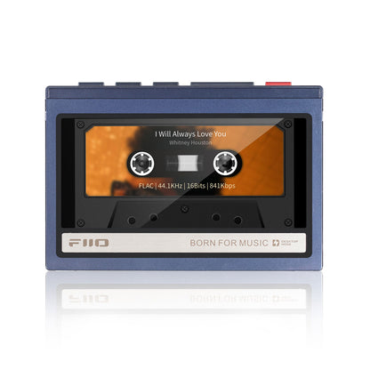 FiiO Deep Blue SK-M21C Retro Cassette-style Protective Case for M21 HiFi Lossless Smart Music Player
