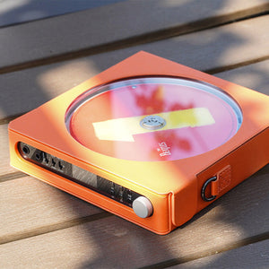 FiiO Orange SK-DM15 Customized PU Leather Protective Case with Adjustable Shoulder Strap for DM15 Portable CD Player