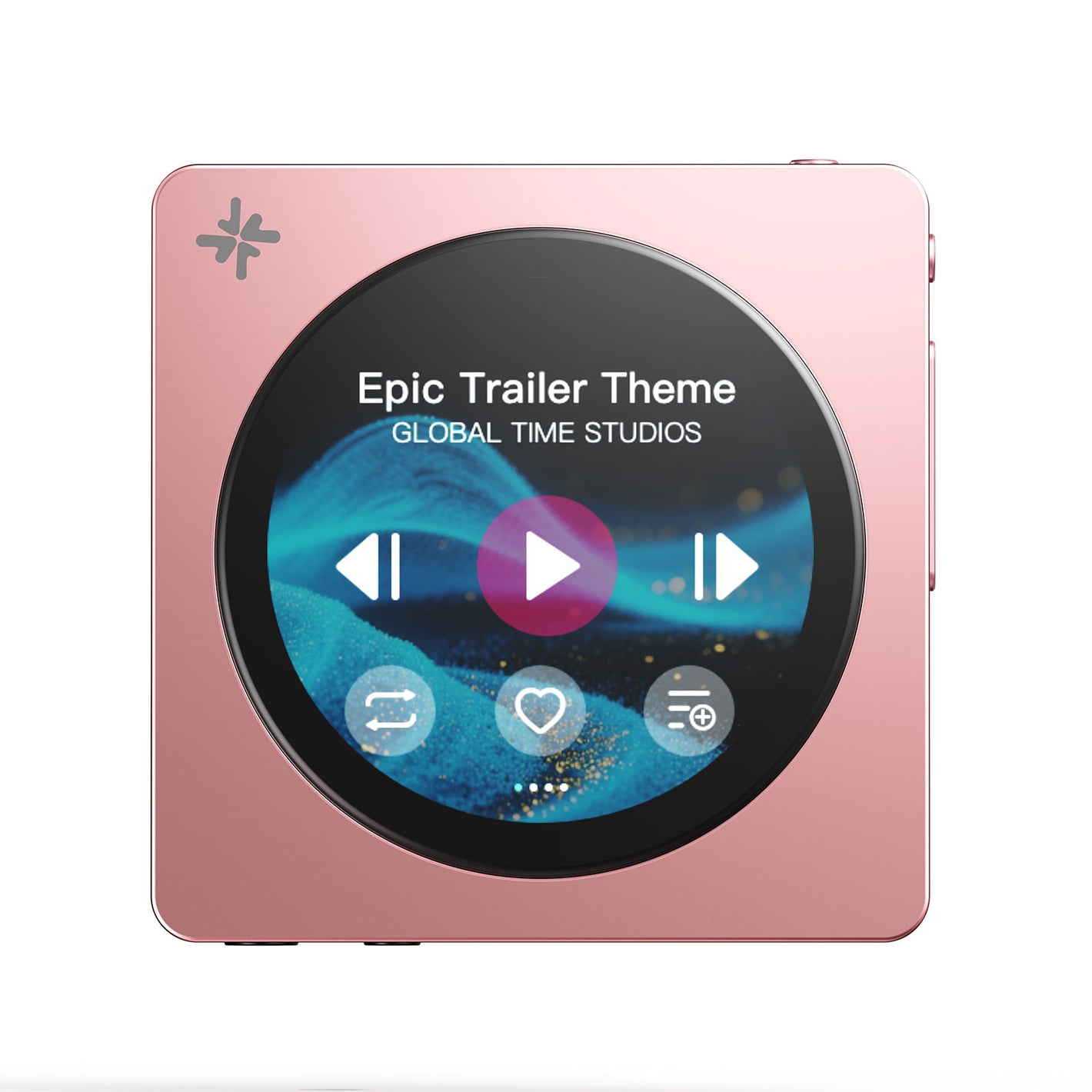 FiiO Pink DISC Portable HD Music Player Bluetooth5.4 WiFi Audio Player Mini MP3 3.5+4.4mm Dual Output