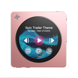 FiiO Pink DISC Portable HD Music Player Bluetooth5.4 WiFi Audio Player Mini MP3 3.5+4.4mm Dual Output
