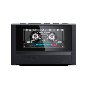 FiiO Black ECHO Portable HD Lossless Music Player Built-in Dual DAC Chip 2.39-inch IPS Screen Bluetooth Mini MP3