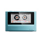 FiiO Cyan ECHO Portable HD Lossless Music Player 2.39-inch IPS Screen Bluetooth Mini MP3 with Deep Green Leather Case