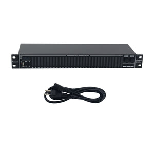 EQ31SUB Digital Equalizer 31-Stage Tuner Professional Stage Performance Noise Reduction Audio Processor