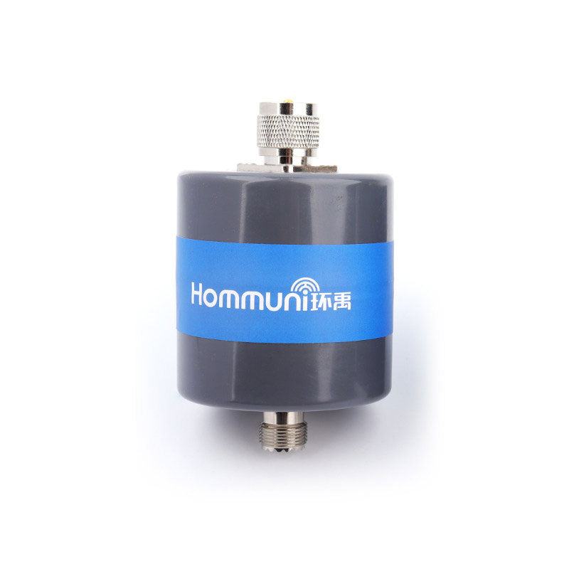 HOMMUNI CMF200 1.8-54MHz 200W Common-mode Filter Choke Magnetic Coil for Shortwave Radios (M Male to M Female Connector)