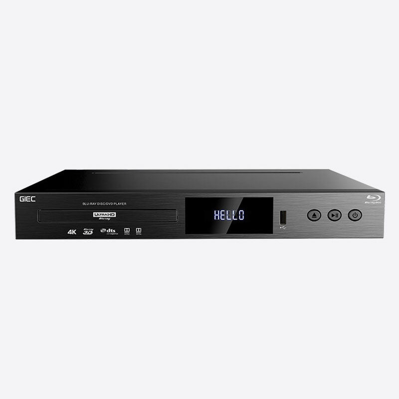 GIEC BDP-G5300 Upgraded Version UHD 4K 3D Blu-ray Player DTS Dolby Vision DVD CD Player Support RCA Output