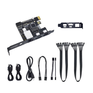 NanoKVM-PCIE POE Mini Remote Control Operation and Maintenance Server HDMI-compatible with 0.49-inch 64x32 OLED