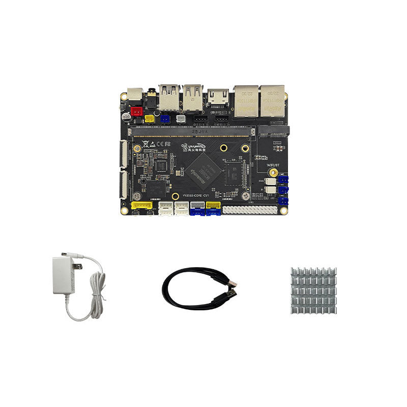 YY3568 Core Board + Base Board Kit (4GB+32GB with WiFi) for Intelligent Hardware/AI Robot Development