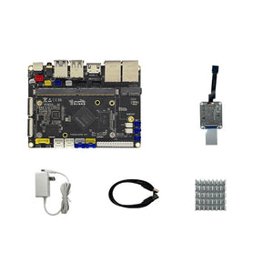 YY3568 Core Board + Base Board + MIPI Camera Module Kit (8GB+64GB without WiFi) for Intelligent Hardware/AI Robot Development