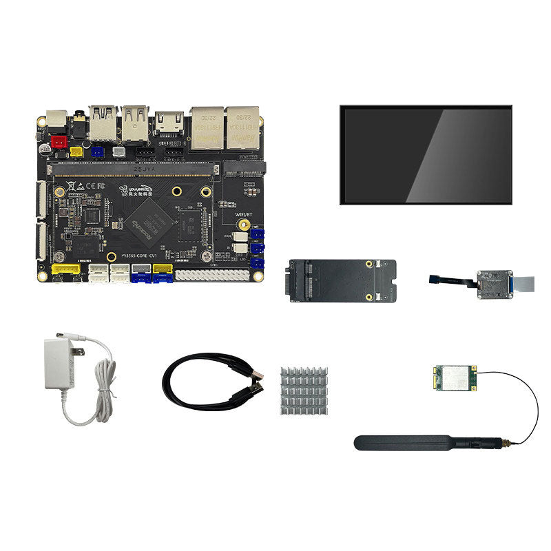 YY3568 Core Board Deluxe Combo (8GB+64GB without WiFi) for Intelligent Hardware/AI Robot Development