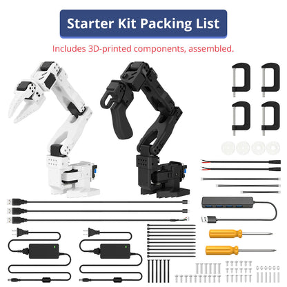 SO-ARM101 Starter Kit (Assembled) Opensource 6-Axis Embodied Intelligent Robotic Arm Mechanical Arm with AI Vision