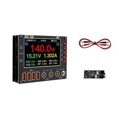 i2C C09 Set 2 Waveform Ammeter Built-in Multimeter Expansion Module Support Positive and Negative Voltage Measurement