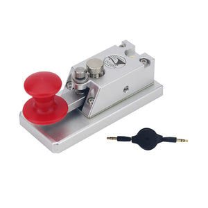 CCZ 711 Third Generation CW Key Magnetic Feedback Direct Bond Manual Electric Morse Key Straight Mini CW key