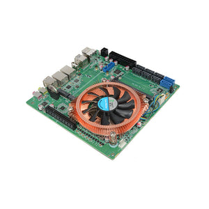 High Performance R7 5825U CPU ITX Motherboard 8xSATA3.0 3xNVMe for Robot Vision/Industrial Control with Cooling Fan