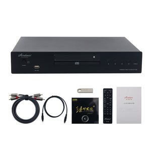 AirDance Black BT-450 Bluetooth5.2 CD Player Lossless OPA2604 HiFi Op Amp Stereo CD Player DTS Decoding