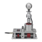 SIMVERTEX V7 SQ2/6+4R Sim Shifter Manual Shifter (Silver) + Reverse Gear Kit for Manual and Sequential Shifts