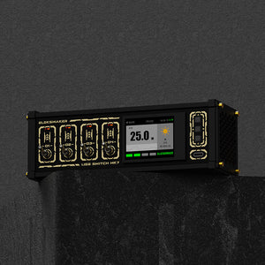 EleksMaker MK7 72W High Power Retro USB Switch Hub 18W Fast Charging with UI Interface Support Voice Control