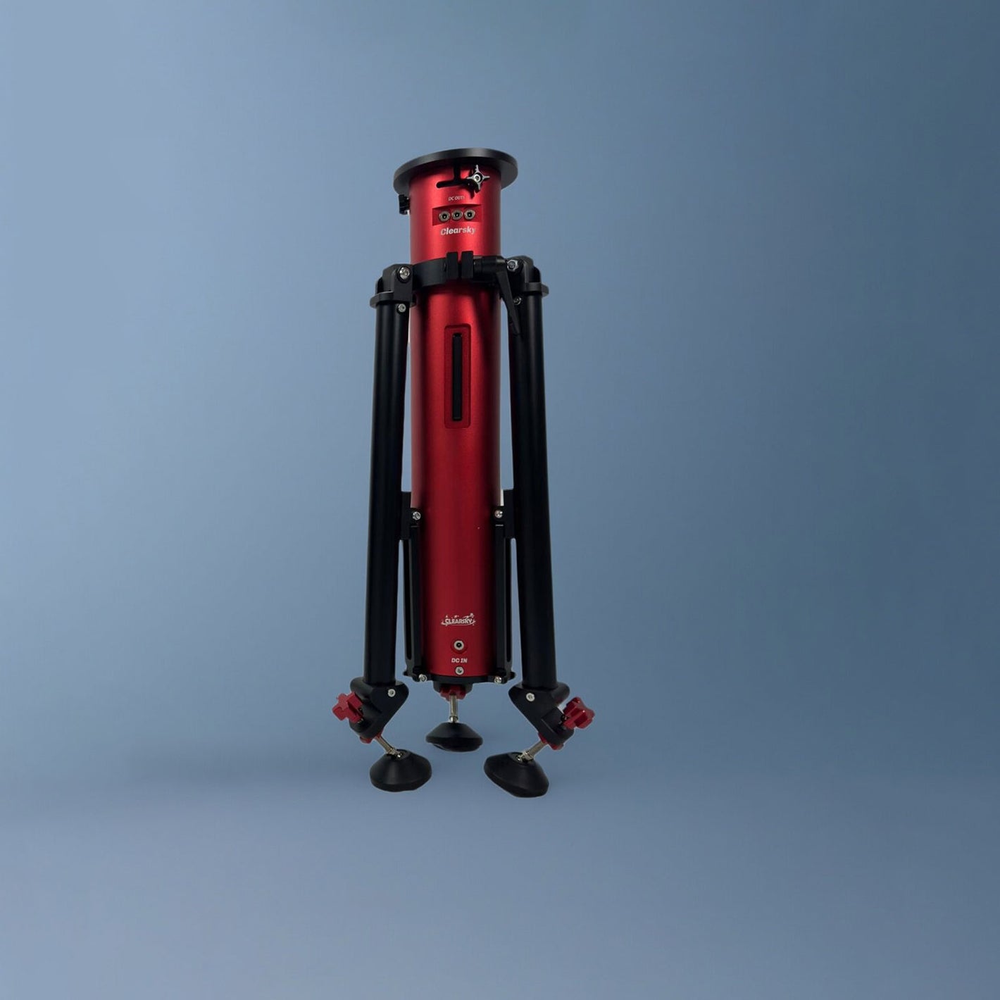 Clearsky Red Column Tripod Dual Mode Gear Adjustment Support Power Supply Management for Harmonic Equatorial Mount