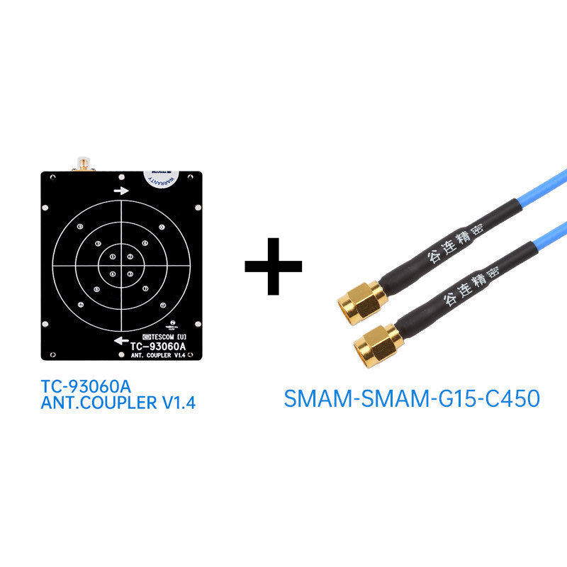 HamGeek TC-93060A/1.4 Version 0.7-7.5GHz Antenna Coupler with SMA Male-Male RF Cable for Wireless RF Performance Testing