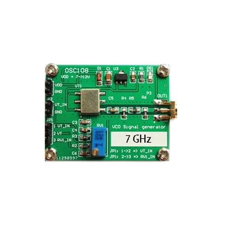6500MHz-7100MHz RF Microwave VCO Signal Generator Voltage Controlled Oscillator Module