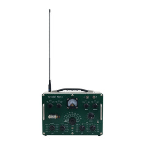 High Quality Green Crystal Radio Receiver Benny Circuit DIY Passive Medium Wave Radio Receiving