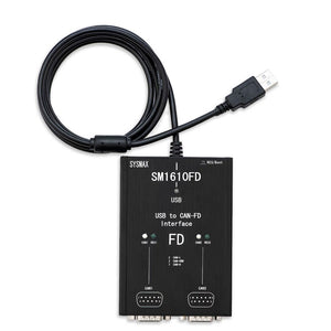 SM1610 Dual Channel CANFD USB-CAN Adapter 10Mbit/s Support for CANoe CANape Replacement for Vector VN1610