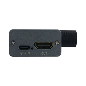3840x2160P30 USB Camera to HDMI-compatible Converter with 1/4" Screw Support for Action4/Action5/Insta360/Pocket3