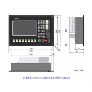 SF-2100S Industrial CNC Flame Plasma Controller 2-Axis CNC Cutting Machine with 7-inch LCD