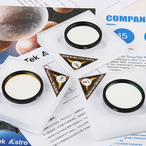 ToupTek SHO 2-inch 6.5NM FWHM Narrowband Filter Set SII+Ha+OIII Astronomical Filter for Deepsky Photography