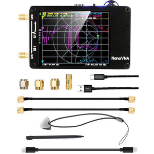 Portable NanoVNA-H PCB Upgraded Version Vector Network Analyzer Support 10kHz-1.5GHz with 2.8-inch Touch Screen