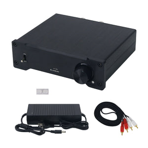 A100 TPA3255 Class D Digital Power Amplifier Low Distortion 2.0 Channel 300Wx2 HiFi Audio Amplifier with 24V/8A Power Supply