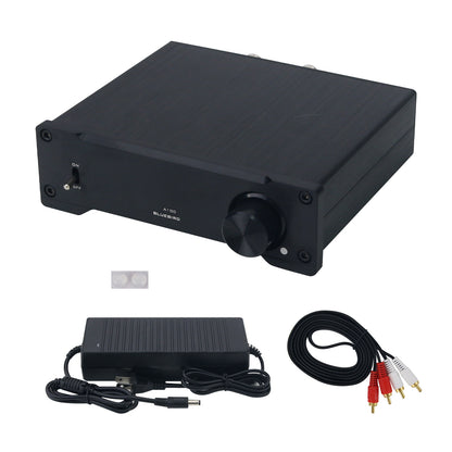 A100 TPA3255 Class D Digital Power Amplifier Low Distortion 2.0 Channel 300Wx2 HiFi Audio Amplifier with 24V/8A Power Supply