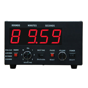 Red LED Boxing Timer Combat MMA Training Timer with 1.8-inch Screen for Muya Thai Gym Support Wall Mount