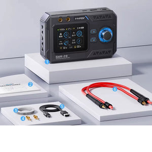 FNIRSI SWM-20 Handheld Spot Welder with Adjustable Bracket 1200A Dual Pulse Output Welding Machine