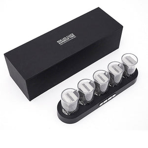 Black Desktop RGB Pseudo Glow Tube Clock 9 Display Modes DIY Creative Nixie Clock 2W Built-in Full Color LED