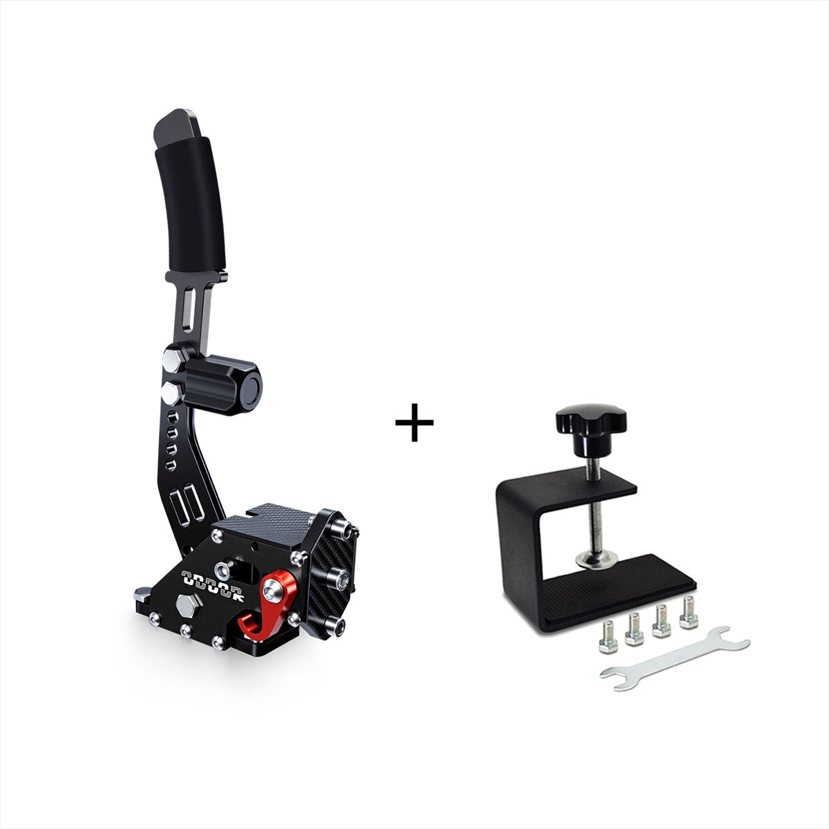 Black ODDOR Linear Handbrake Smart Vibration Feedback Module with Desktop Clamp for PC USB Racing Game Simulator